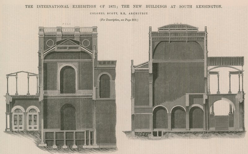 1871年国际展览：南肯辛顿的新建筑 作者 英语学校