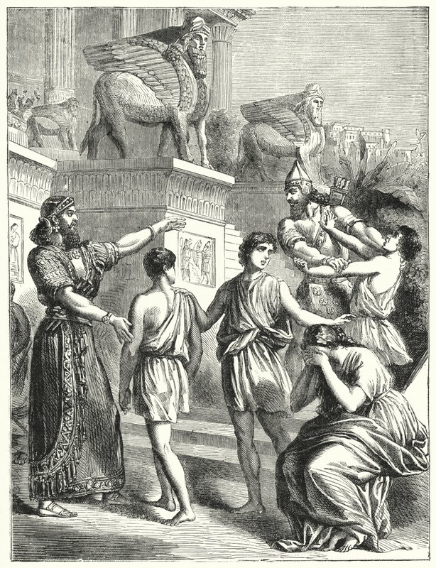 巴比伦的犹太人（版画） 作者 英语学校