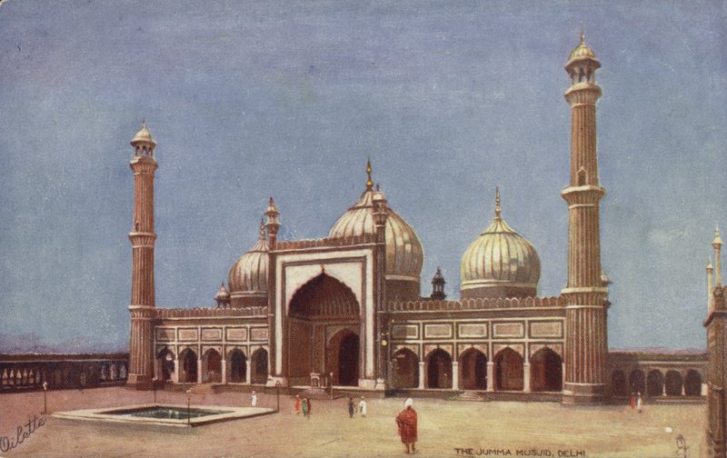 德里 Jumma Musjid（彩色石版画） 作者 英语学校
