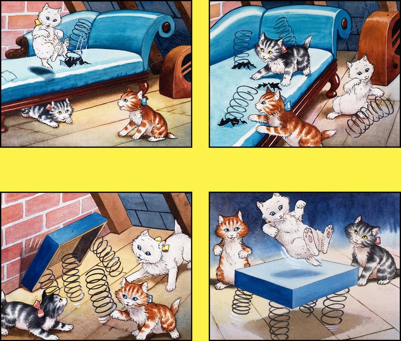 小猫的蹦床 作者 英语学校