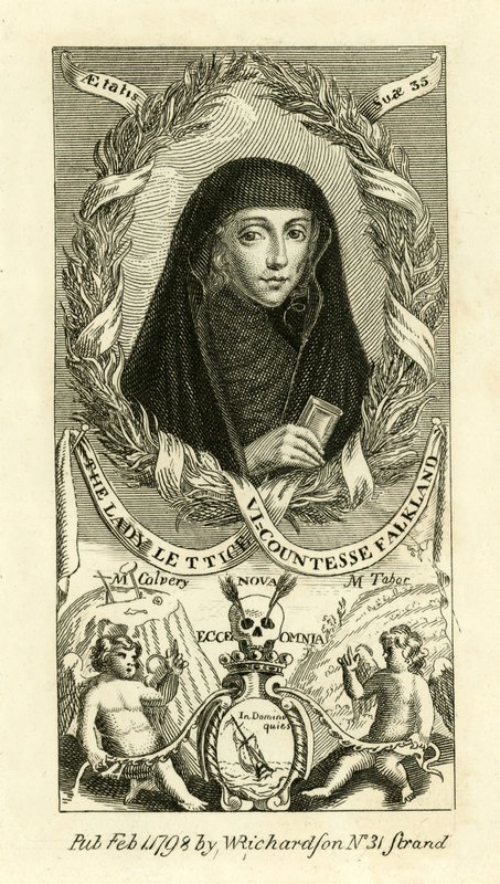 Lady Lettice，Viscountess Falkland 作者 英语学校