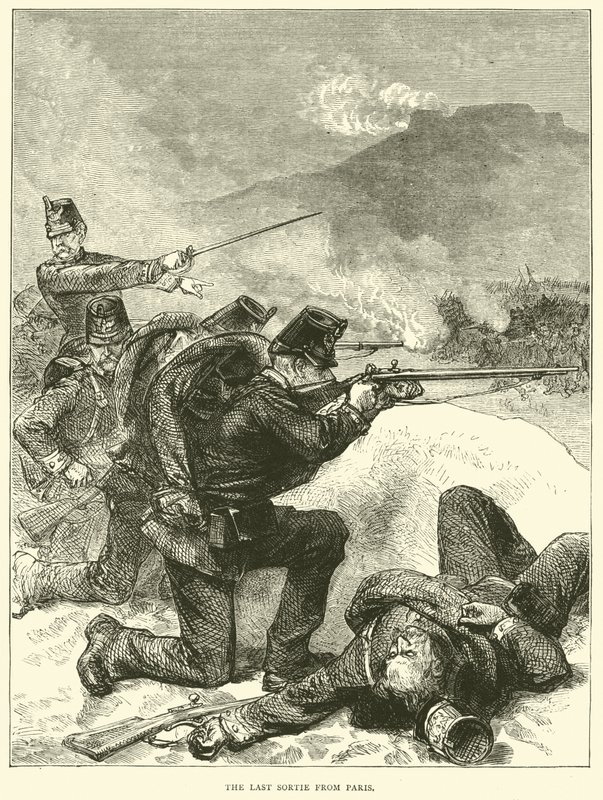最后一次来自巴黎，1871年1月 作者 英语学校