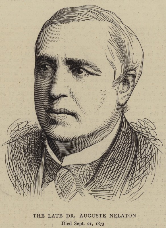 The Late Dr Auguste Nelaton (engraving) 作者 英语学校