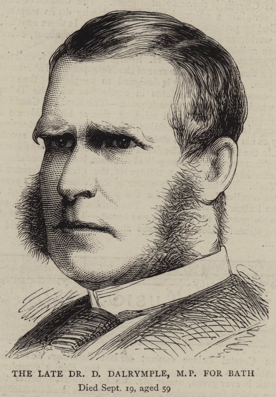 The Late Dr D Dalrymple, MP for Bath (engraving) 作者 英语学校