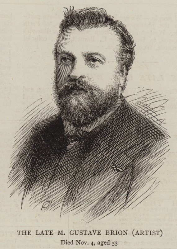 已故 M Gustave Brion，艺术家（版画） 作者 英语学校