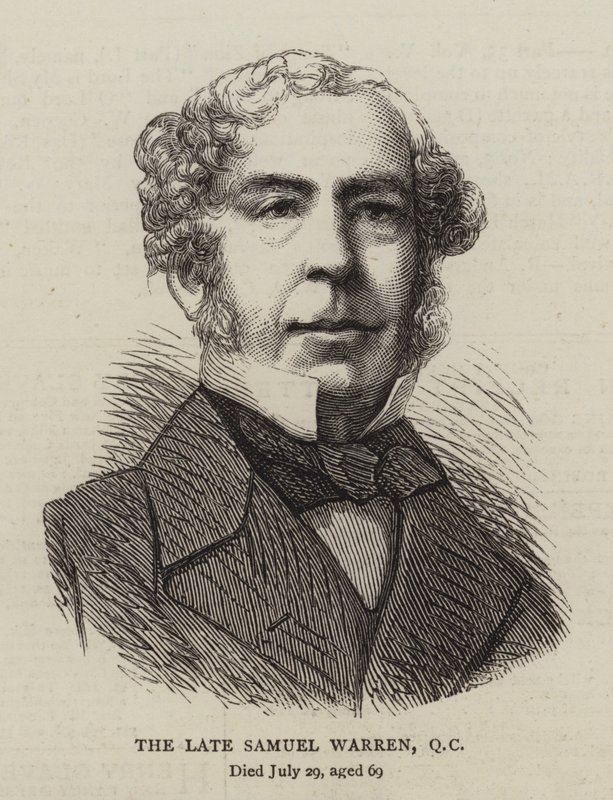 The Late Samuel Warren, QC (engraving) 作者 英语学校