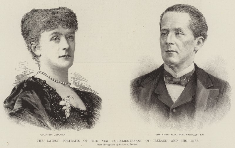 The Latest Portraits of the New Lord-Lieutenant of Ireland and his Wife (engraving) 作者 英语学校