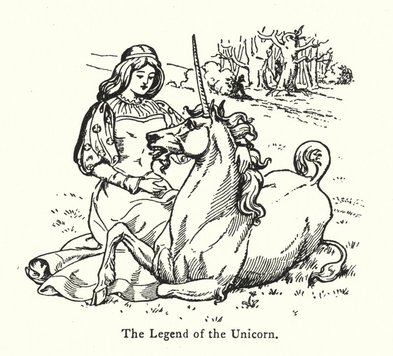 The Legend of the Unicorn (engraving) 作者 英语学校