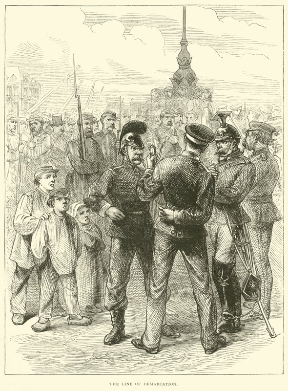 划界线，1871年3月 作者 英语学校