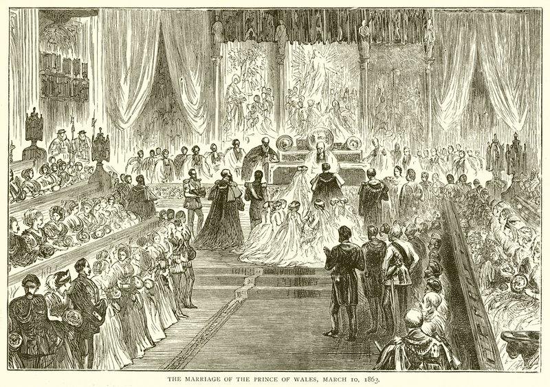 威尔士亲王的婚姻，1863年3月10日 作者 英语学校
