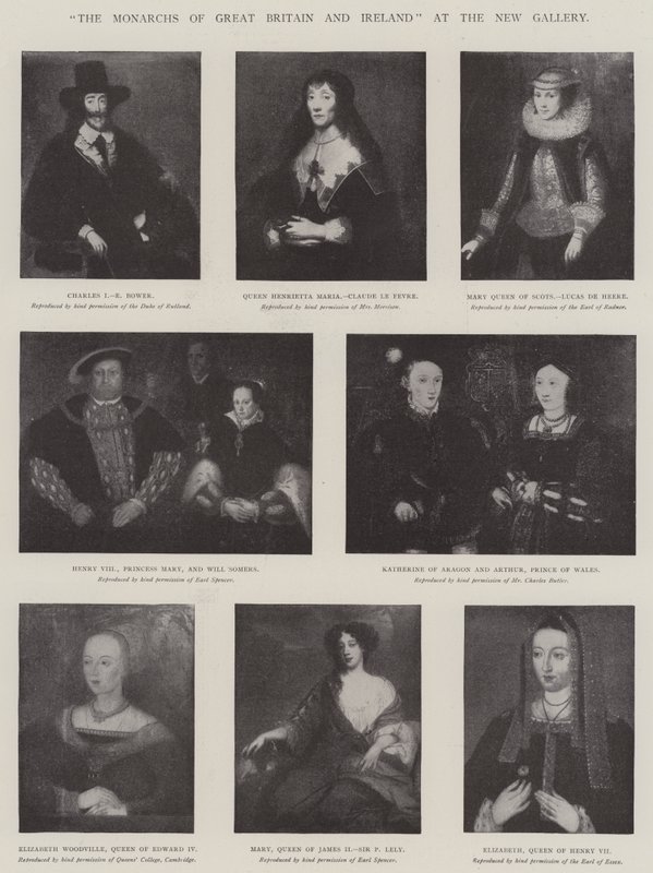 新画廊的“大不列颠和爱尔兰君主”（石版画） 作者 英语学校