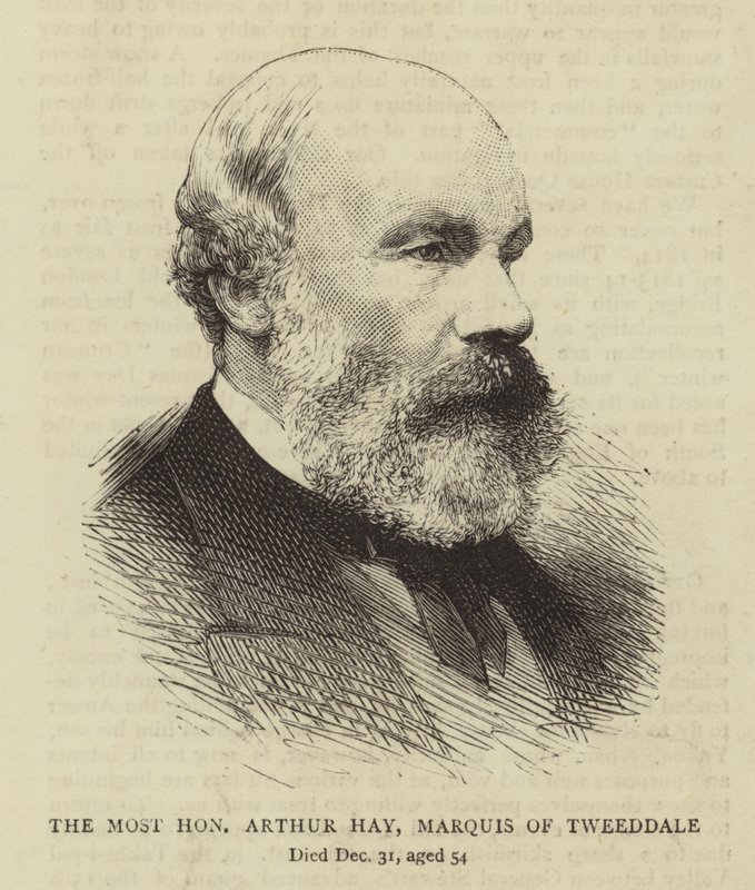 The Most Honourable Arthur Hay, Marquis of Tweeddale (engraving) 作者 英语学校