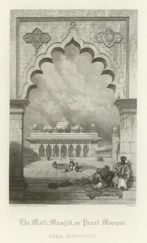 Moti Musjid，或珍珠清真寺，印度阿格拉 作者 英语学校