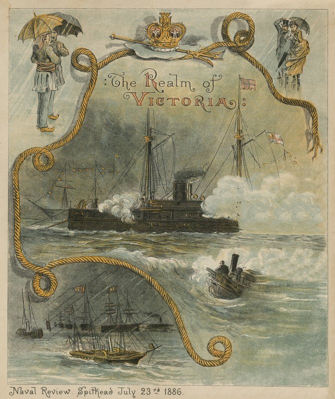 海军评论，Spithead，1886年7月23日 作者 英语学校