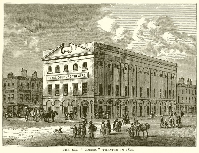 1820年的旧科堡剧院 作者 英语学校