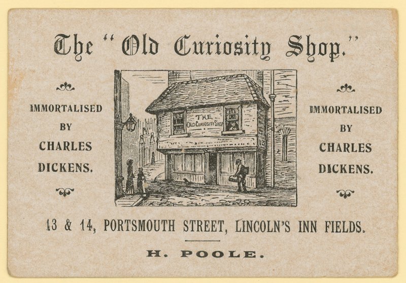 The Old Curiosity Shop，Portsmouth Street，Lincolns Inn Fields，London;普尔废纸经销商 作者 英语学校