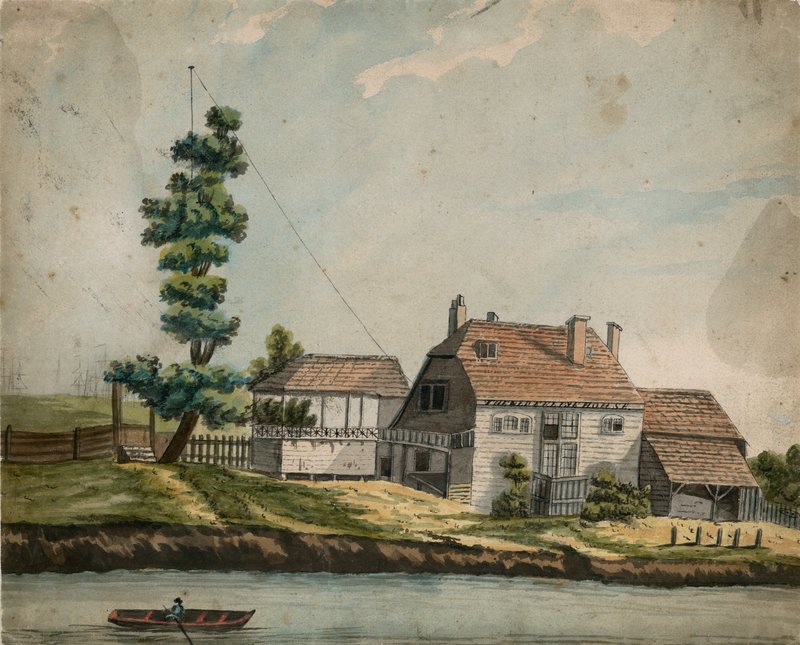 The Old Eeel Pie House，巴特西（wc在纸上） 作者 英语学校