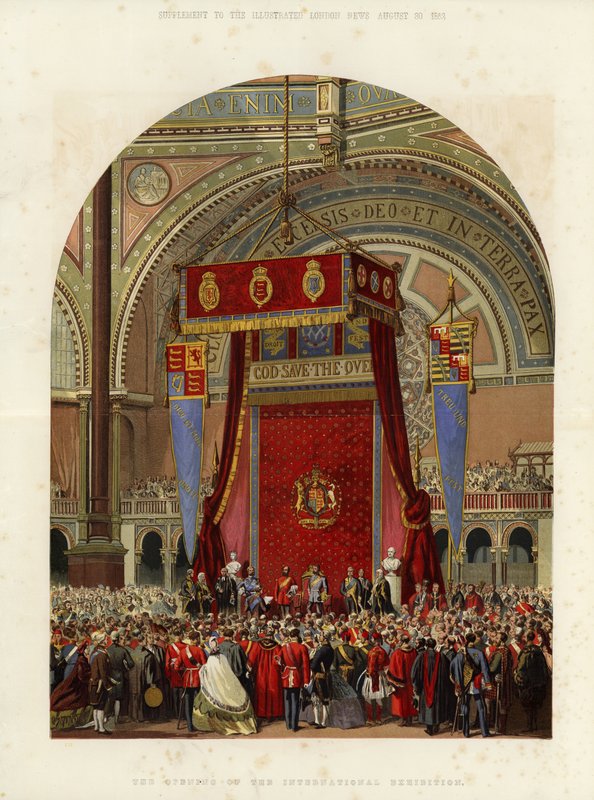 1862年国际展览开幕 作者 英语学校