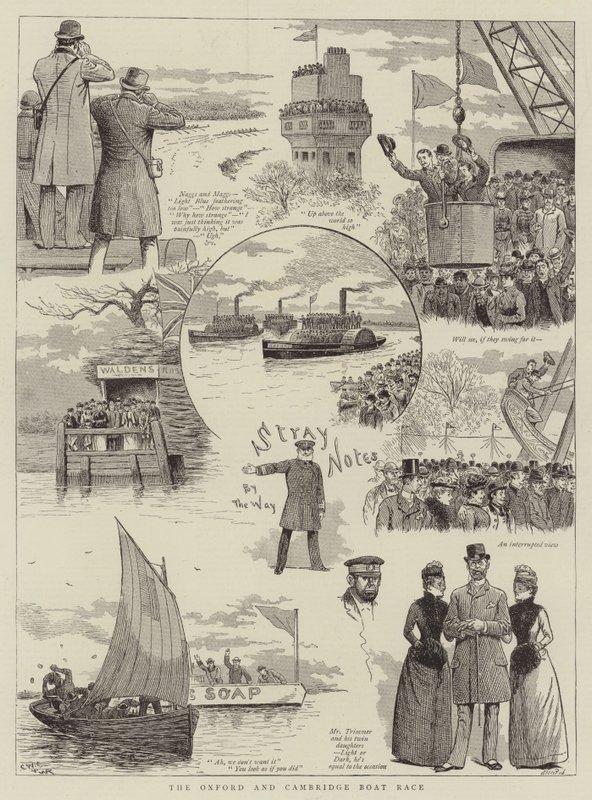牛津剑桥赛艇比赛（版画） 作者 英语学校