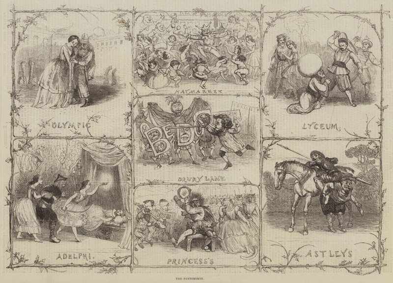 The Pantomimes (engraving) 作者 英语学校