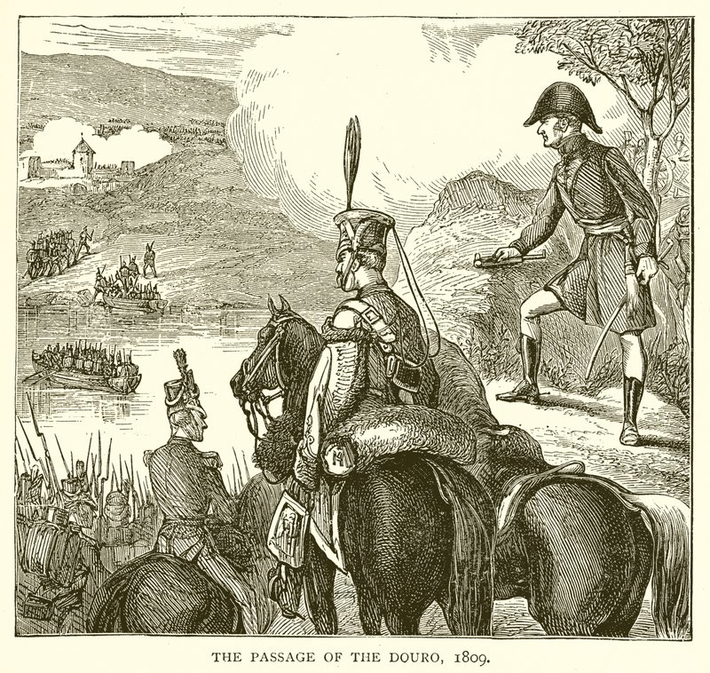 杜罗的通道，1809年 作者 英语学校