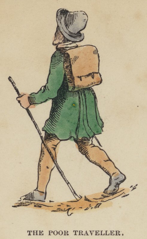 可怜的旅行者（彩色版画） 作者 英语学校