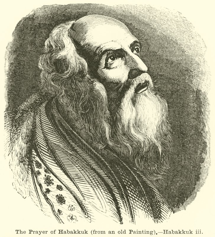 Habakkuk的祈祷，来自一幅旧画，Habakkuk，iii 作者 英语学校