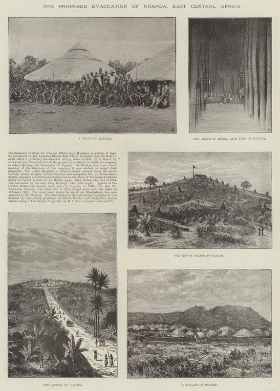 中非东部乌干达撤离计划（版画） 作者 英语学校
