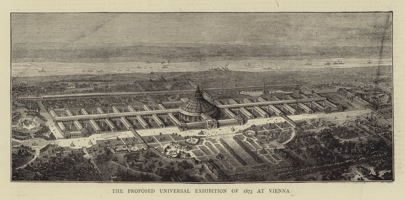 The Proposed Universal Exhibition of 1873 at Vienna (engraving) 作者 英语学校