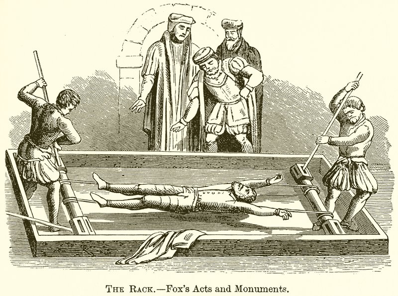 The Rack .-- Foxs Acts and Monuments 作者 英语学校
