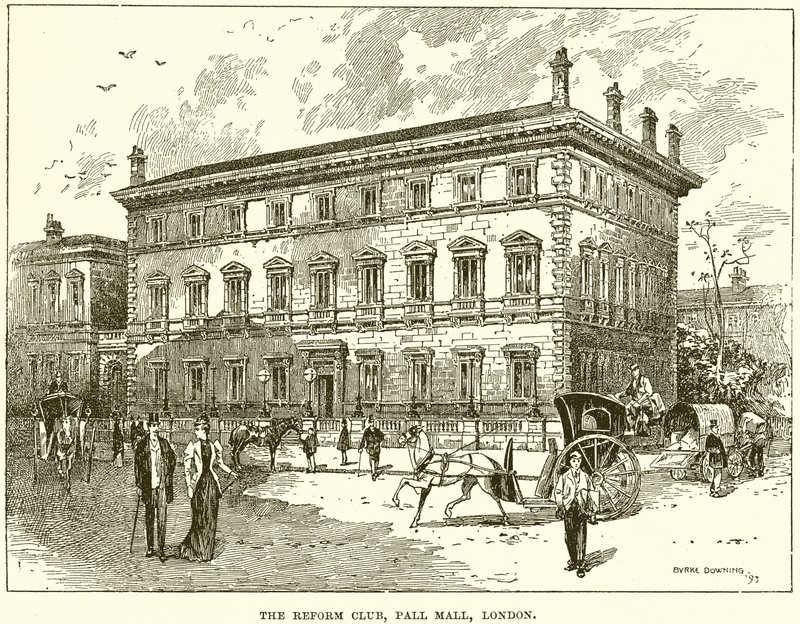 改革俱乐部，Pall Mall，伦敦 作者 英语学校