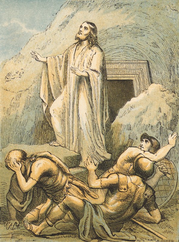 The Resurrection (coloured engraving) 作者 英语学校