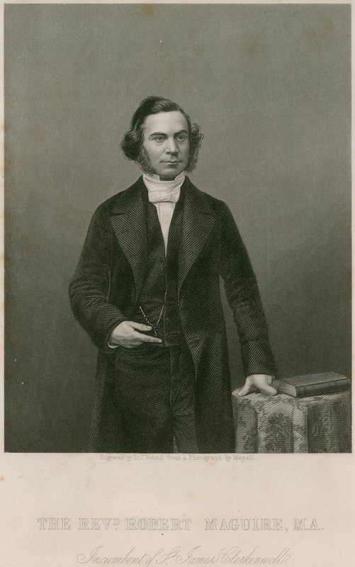 牧师Robert Maguire，St Jamess Clerkenwell 作者 英语学校