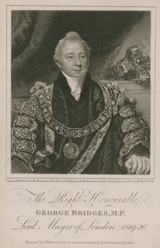 尊敬的乔治布里奇斯，1819-20伦敦市长 作者 英语学校