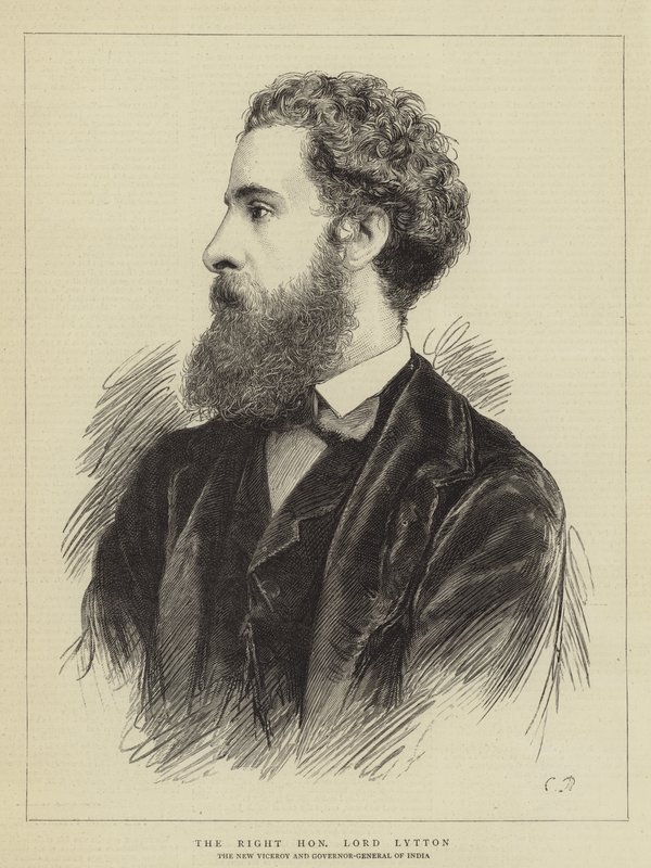 The Right Honourable Lord Lytton (engraving) 作者 英语学校
