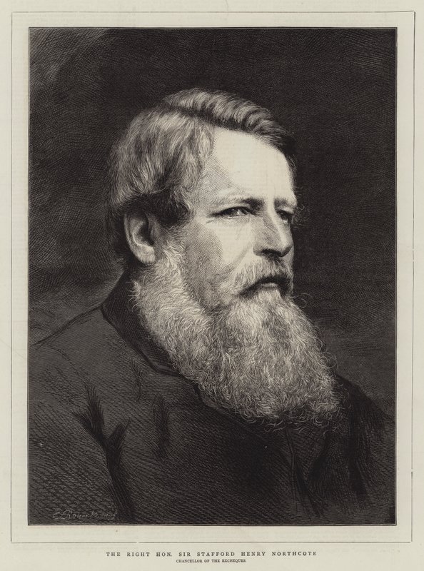 The Right Honourable Stafford Henry Northcote (engraving) 作者 英语学校