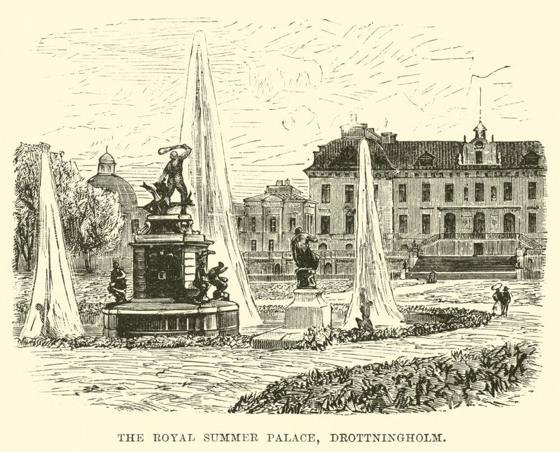 皇家颐和园，Drottningholm 作者 英语学校