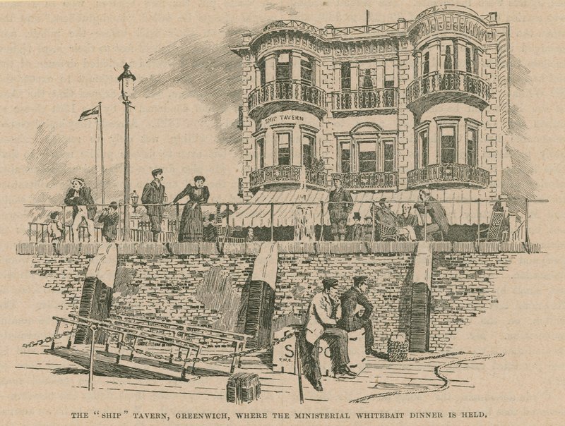 The Ship Tavern，举行部长银鱼晚宴 作者 英语学校