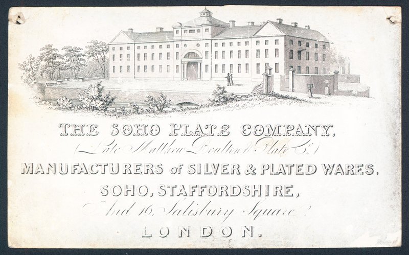 Soho Plate Company，贸易卡 作者 英语学校