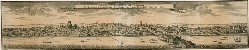 1666年大火之后的伦敦南方展望 作者 英语学校