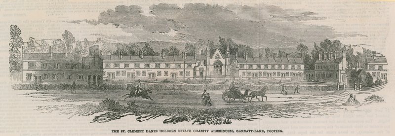 位于Garratt Lane的St Clement Danes Holborn庄园慈善救济院 作者 英语学校