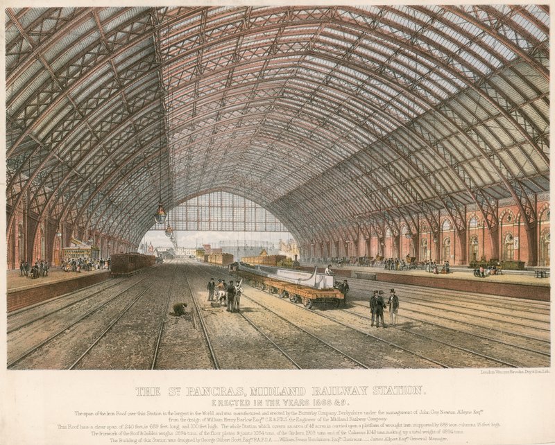 伦敦米德兰火车站St Pancras建于1866年至1869年 作者 英语学校