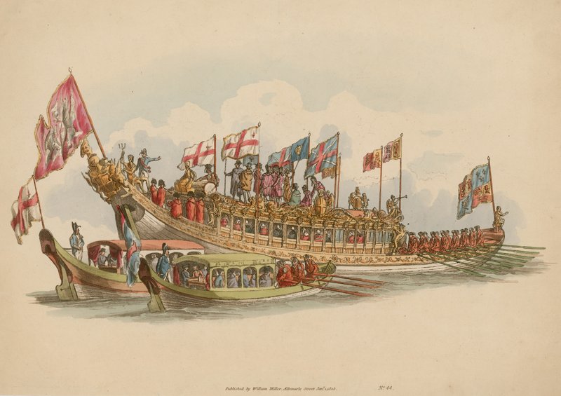 The Stationers Barge，泰晤士河，伦敦 作者 英语学校