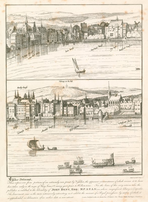 The Strand，伦敦，来自17世纪的泰晤士河 作者 英语学校