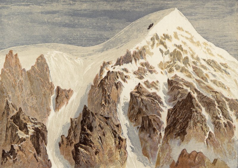 Aiguille Verte峰会 作者 英语学校