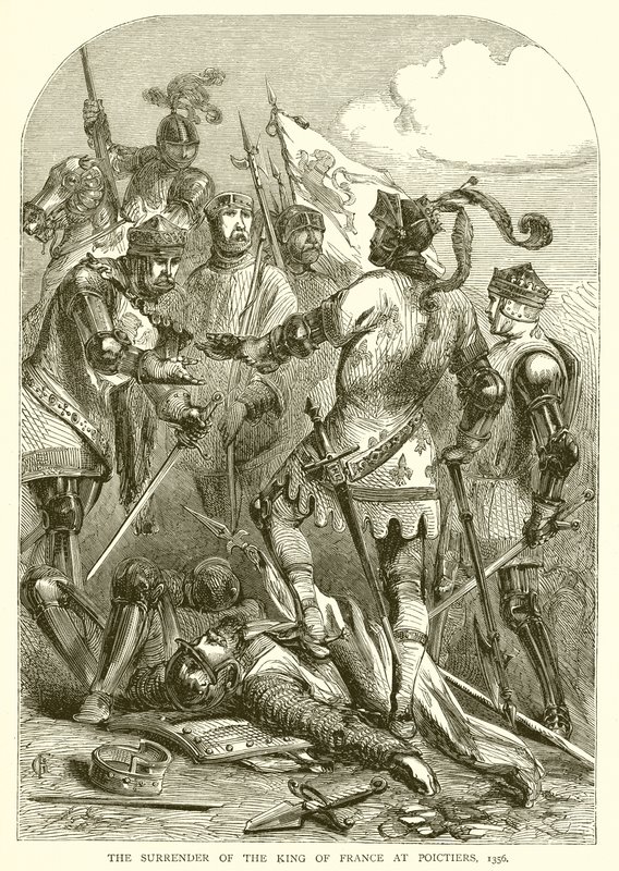 1356年，法国国王在Poictiers投降 作者 英语学校