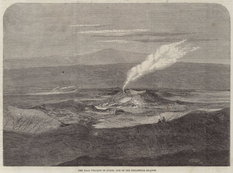 The Taal Volcano in Luzon, One of the Philippine Islands (engraving) 作者 英语学校