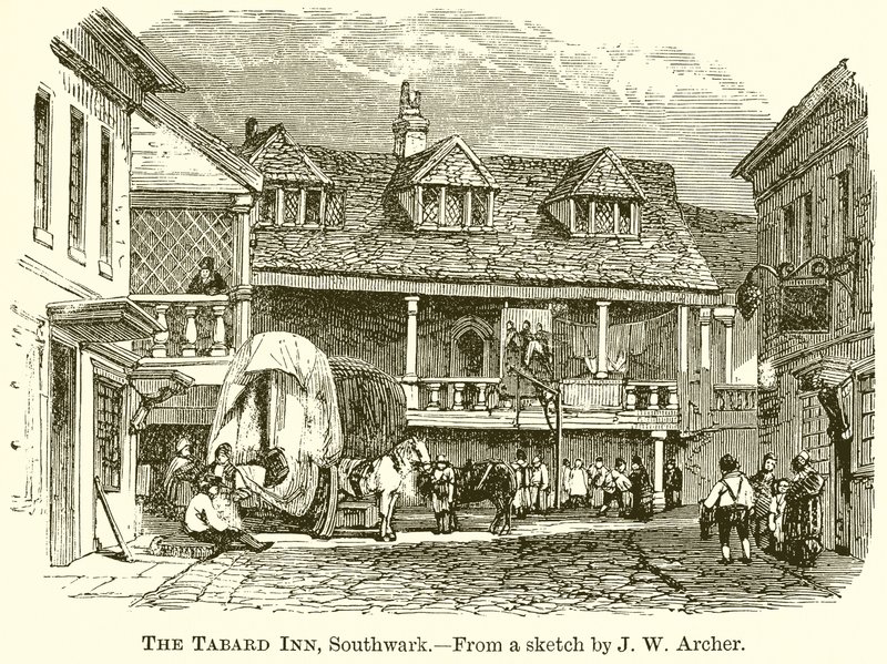 The Tabard Inn，Sourthwark 作者 英语学校