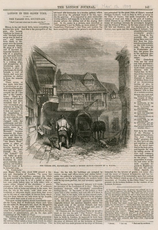 The Tabard Inn，Southwark 作者 英语学校