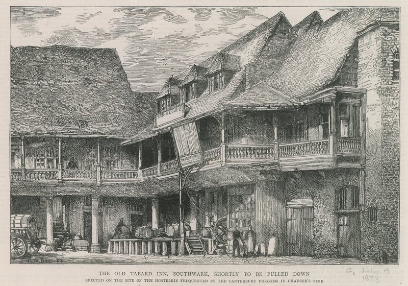The Tabard Inn，Southwark 作者 英语学校